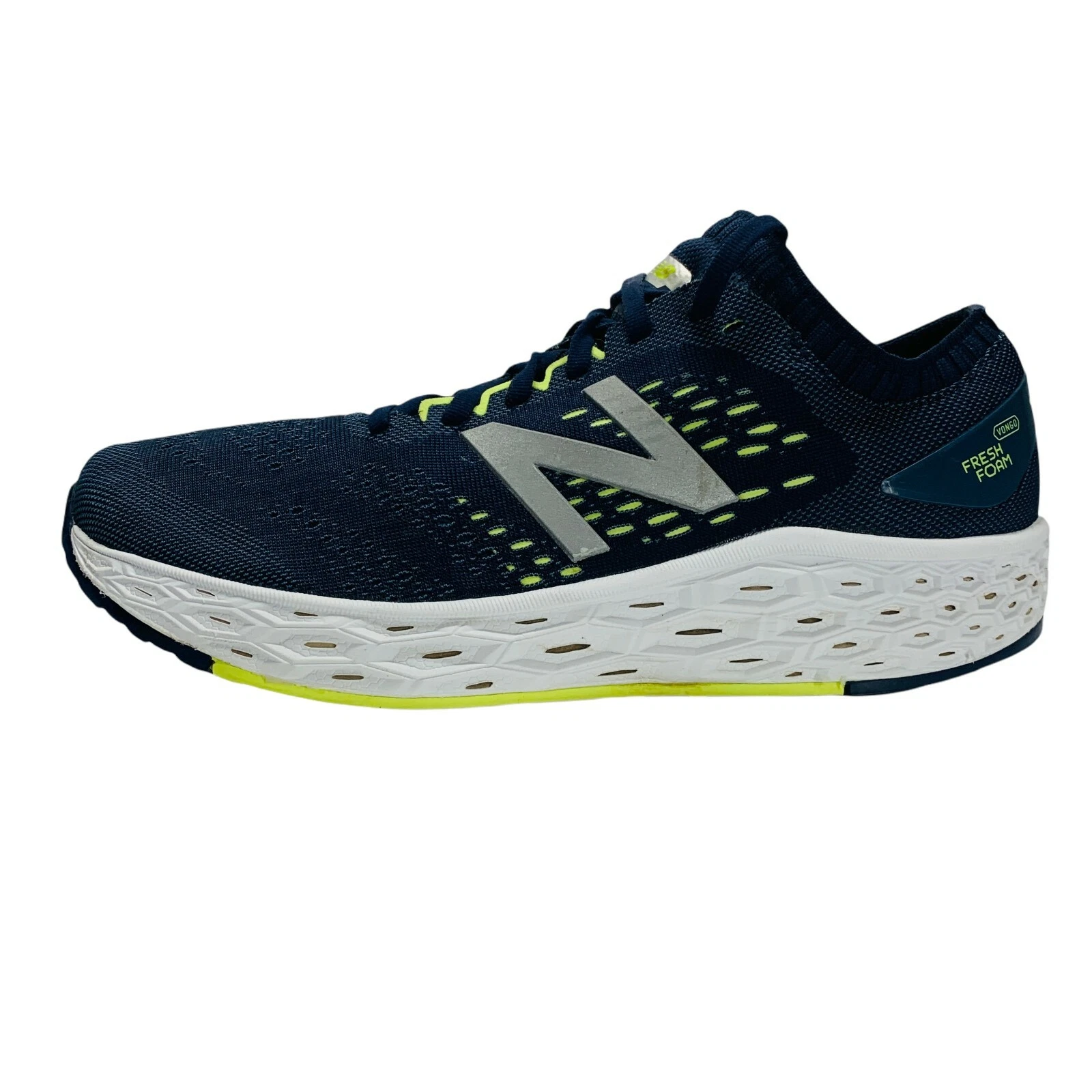 Scarpe da ginnastica basse New Balance da uomo Vongo V4 MVNGONV4 blu stringate taglia 9 usate in ottime condizioni