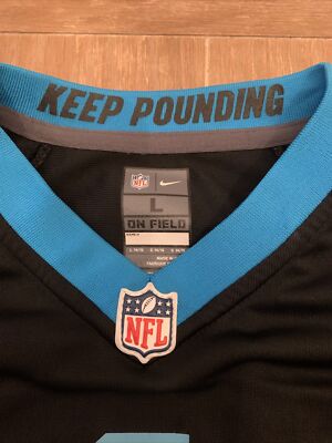 Carolina Panthers Cam Newton #1 NIKE On Field Black Jersey YOUTH