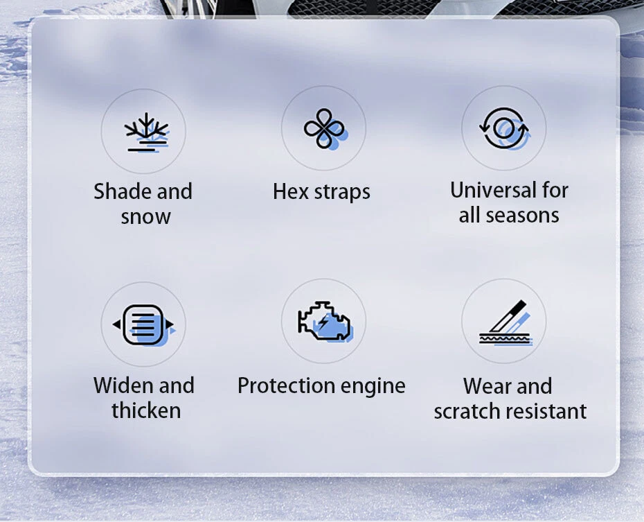 Protector de cubierta de parabrisas parasol de coche invierno nieve hielo lluvia polvo protección contra escarcha Foto 3 de 4