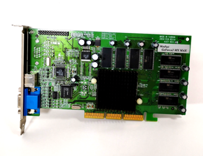 Leadtek WinFast GeForce2 MX 400 - Carte Graphique 64 Mo AGP - Reconditionnée - NVIDIA