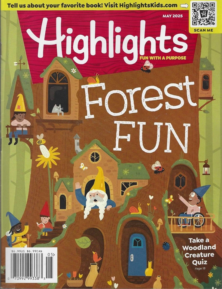 Highlights Children's Magazine May 2025 Forest Fun