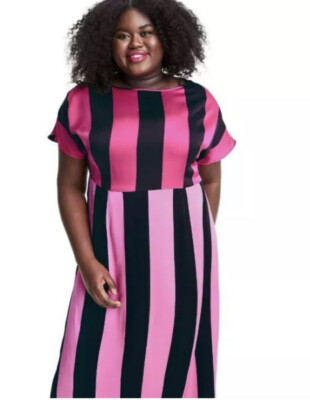open lace back dress Target Size 10 Colourful Stripes Dress  MiniMe Preloved