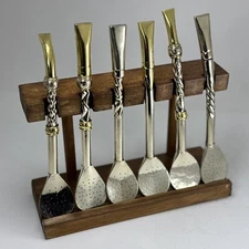 Bombillos de Alpaca para Yerba Mate