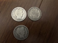 Rare Silver Barber Half Dollar Lot Free Shipping