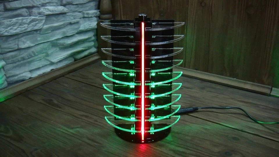 LED Stage Lighting Disco Party Club DJ Light VU Meter LM3915 VIDEO ! - Image 4 of 4