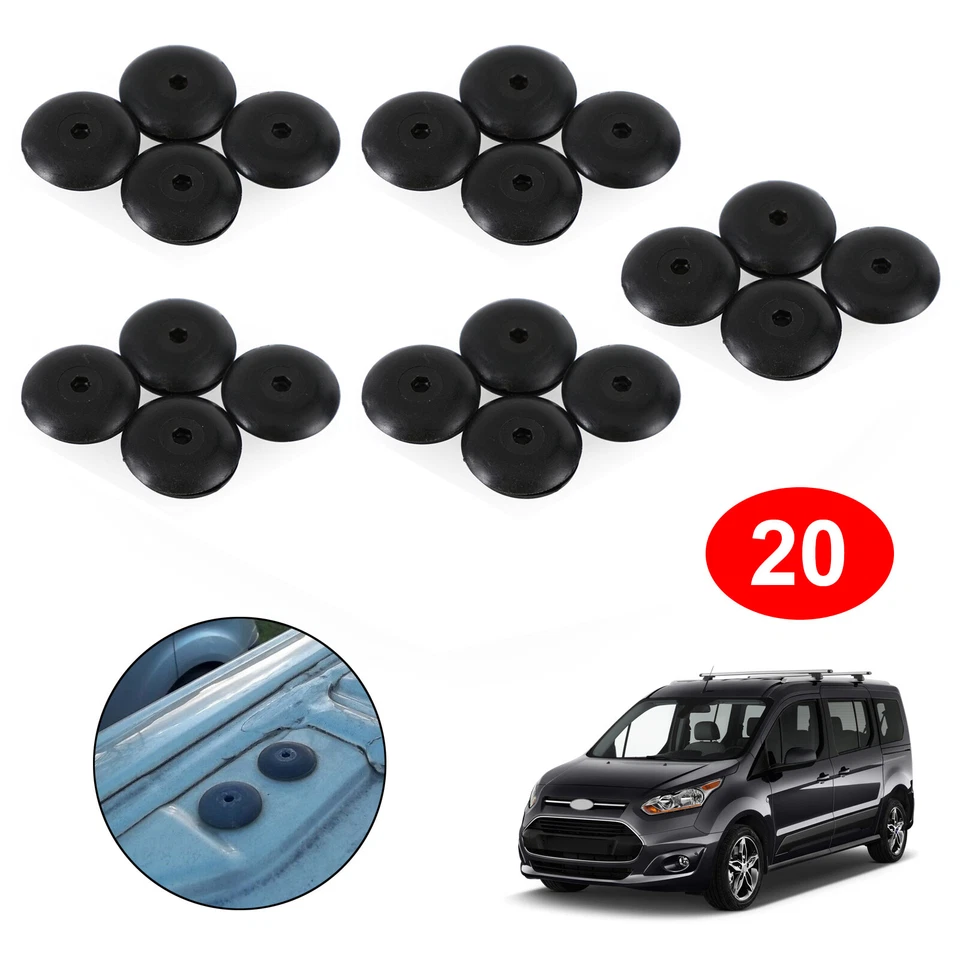 20PCS Roof Rack Hole Bolt Screw W/ Seal Gasket Fit Ford Transit Custom 12-21 - Image 2 of 4