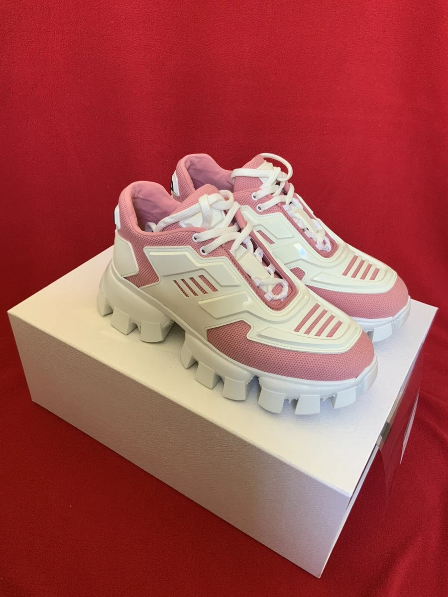 Pink sales prada sneakers