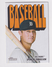 2021 Topps Heritage Minors 1972 PACK COVER CARD SPENCER TORKELSON RC Rookie