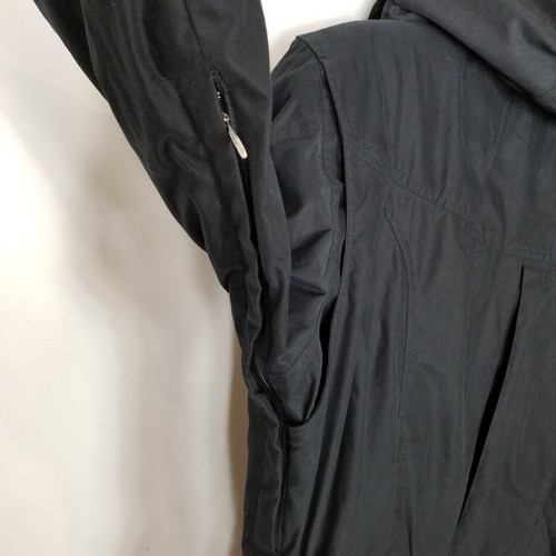 VTG Obermeyer Women Ski Suit Sz 6 Black One Piece Snowsuit Hooded Insulated - Picture 7 of 10