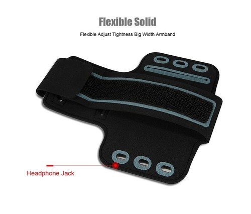 For OnePlus 9R 3T 5T 6T 7T 8T Pro Nord N100 Soft Thin Arm Band Phone Holder Bag - Picture 3 of 10