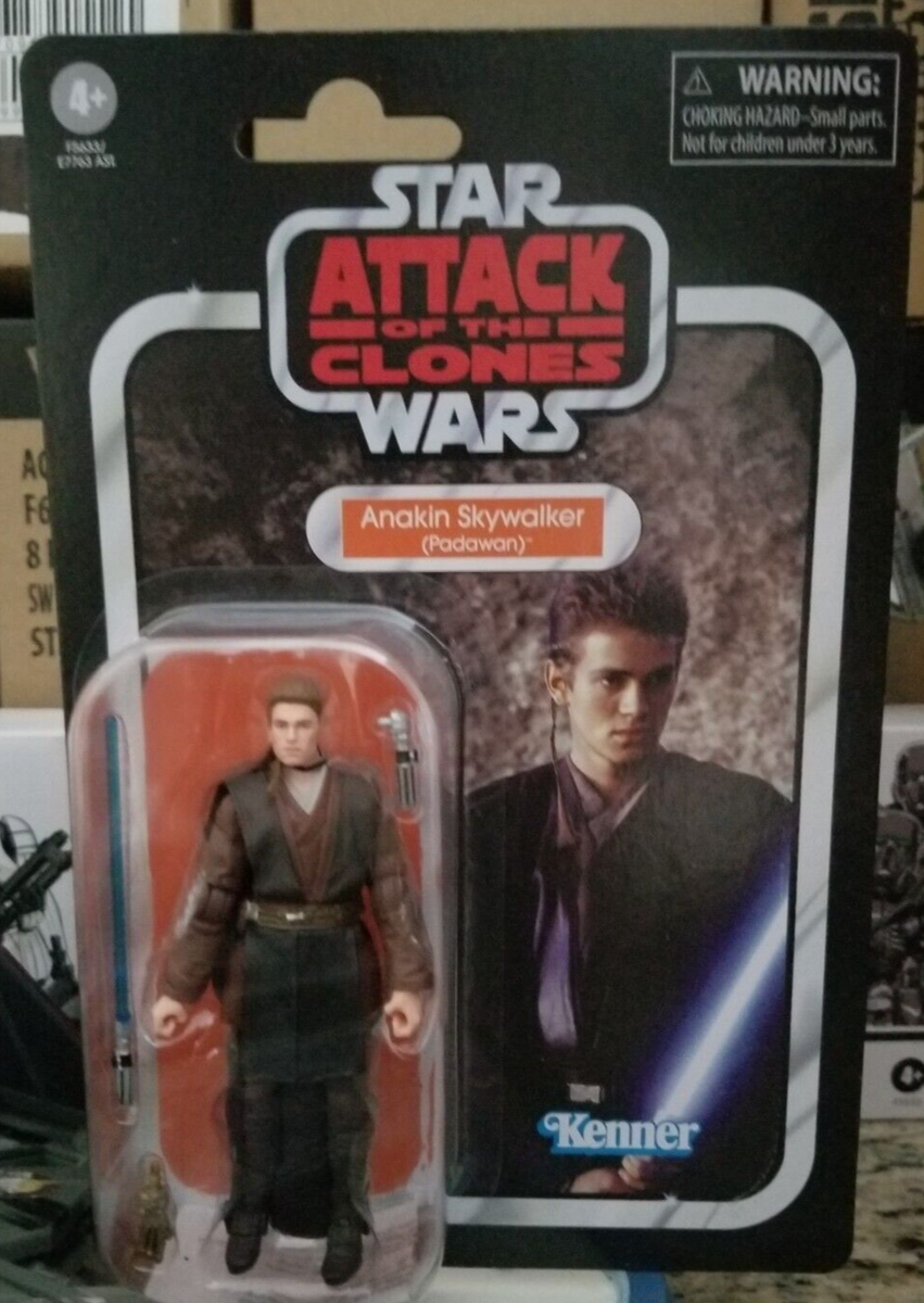 Hasbro Kenner Anakin Skywalker Padawan VC244 & Jedi Star Hasbro Kenner Anakin Skywalker Padawan VC244 & Jedi Star