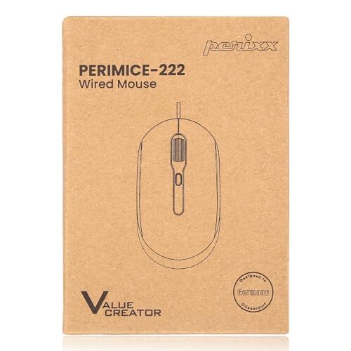 PERIMICE-222PW Wired PS/2 Optical Mouse - Long 5.9 Ft Cable - Optical 1200/16... - Picture 8 of 10