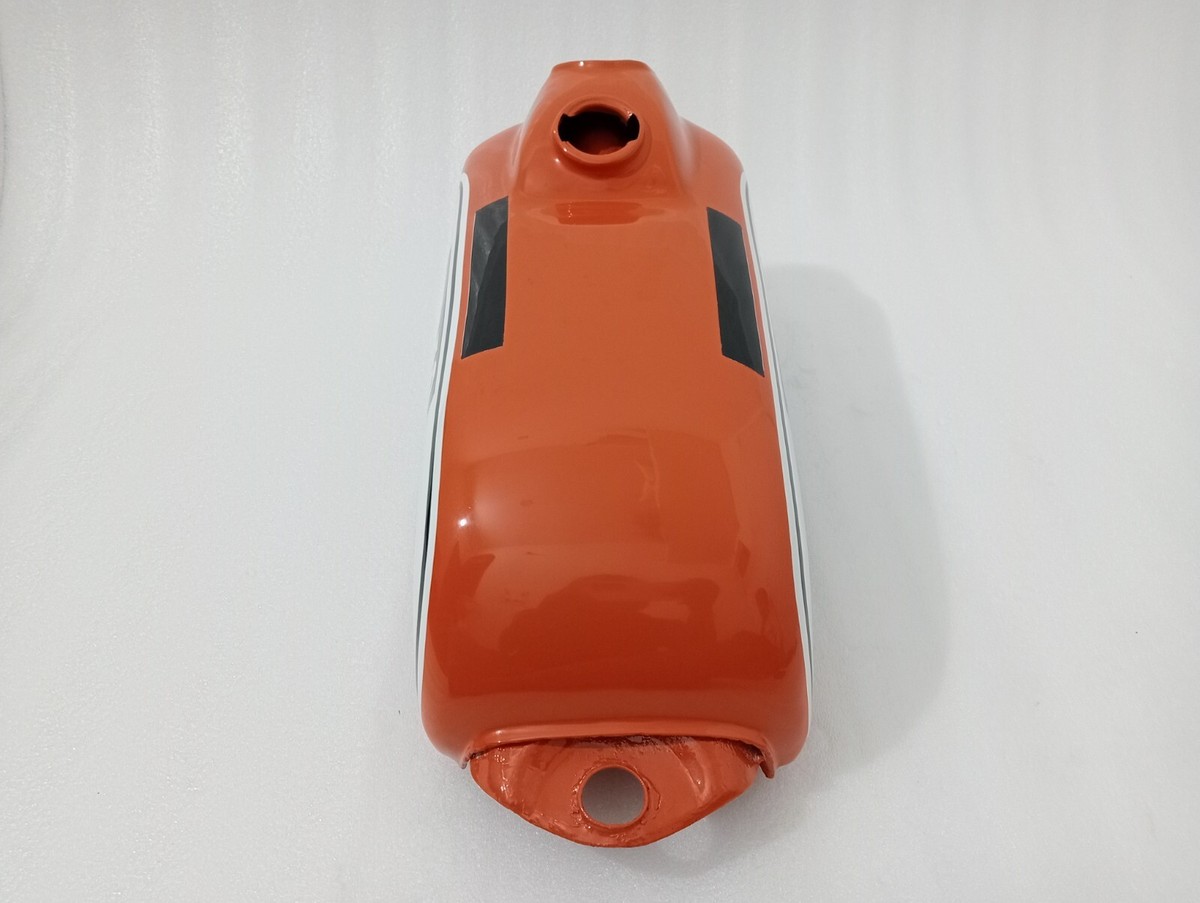 Yamaha DT 250 DT250 Enduro, 1975 to 1977 Orange Painted