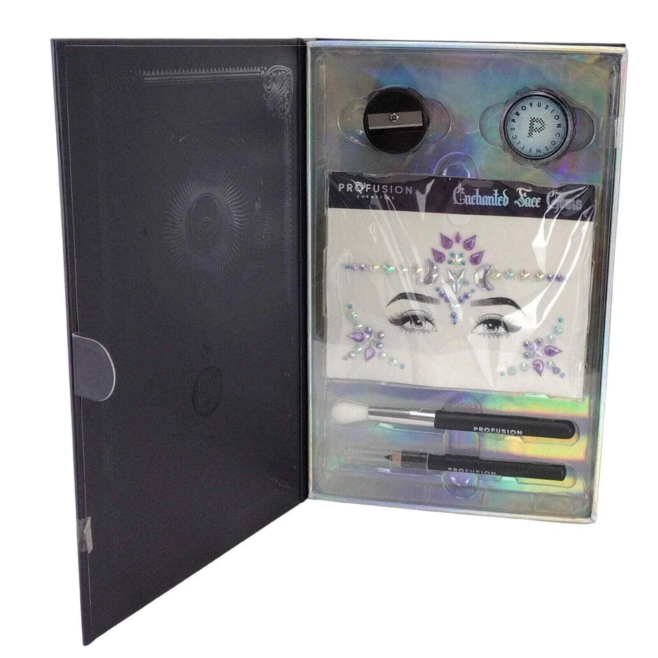 Livro de Maquiagem Encantada Profusion Cosmetics Lindo Novo Glitter Brilhante Raro - Imagem 3 de 3