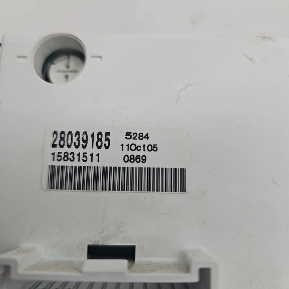 06-09 PONTIAC G6 A/C HEATER TEMPERATURE CLIMATE CONTROL Module 15831511 - Image 3 of 3