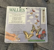 Set of 25 Butterfly Wallies Removable Wallpaper Stickers Decals Cut Outs B8