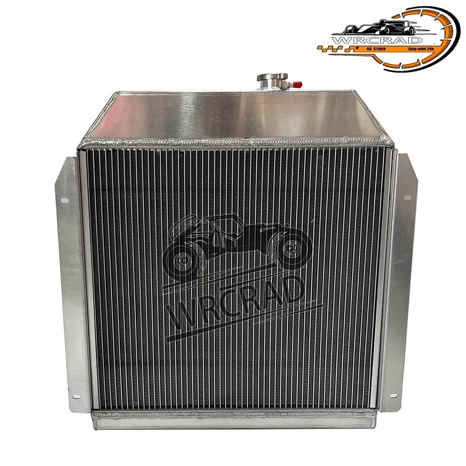 Radiador de refrigeración MT 1949-1952 Plymouth Dodge Chrysler DeSoto WR recto 6 Foto 2 de 4