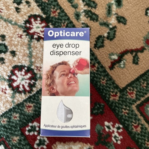 Opticare Eye Drop Dispenser Compatible with most eye drop bottles BNWT