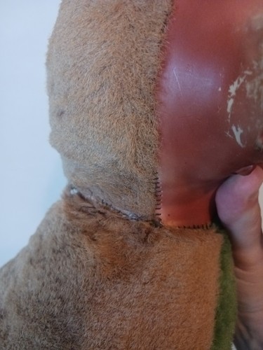 Vintage 1950s Big Bad Wolf Rushton Style Rubber Face Plush Stuffed Animal - Picture 15 of 21