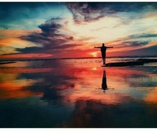 Paint By Numbers Adults kids Seascape Sunset DIY Painting Kit 40x50CM Canvas