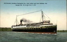 Great Lakes Steamer SS Noronic Northern Navigation Co c1900s-20s Postcard