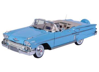 MOTOR MAX - CHEVROLET Impala von 1958 blau - 1/18 - MMX73112BLEU