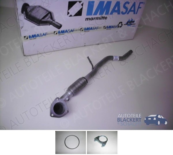 Imasaf Auspuff Hosenrohr/Flexrohr für Chevrolet Spark M300 1.0 + LPG 2010--image