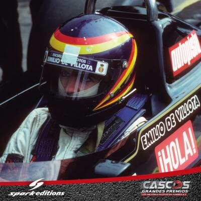 RARE NEW 1:5 Casco Helmet F1 - FRANCOIS CEVERT 1973 - SPARK No - Foto 2