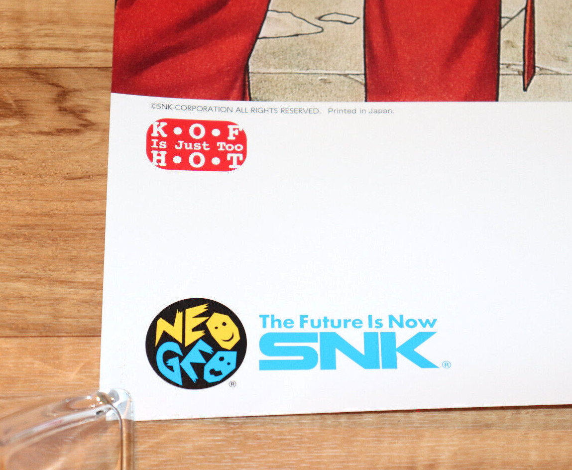 The King of Fighters '97 Rare Game Store Promo Poster Neo-Geo