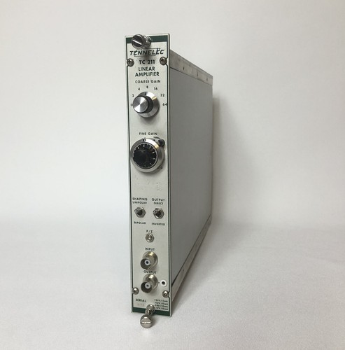 Tennelec TC 211 Linear Amp NIM BIN Plug-in Module