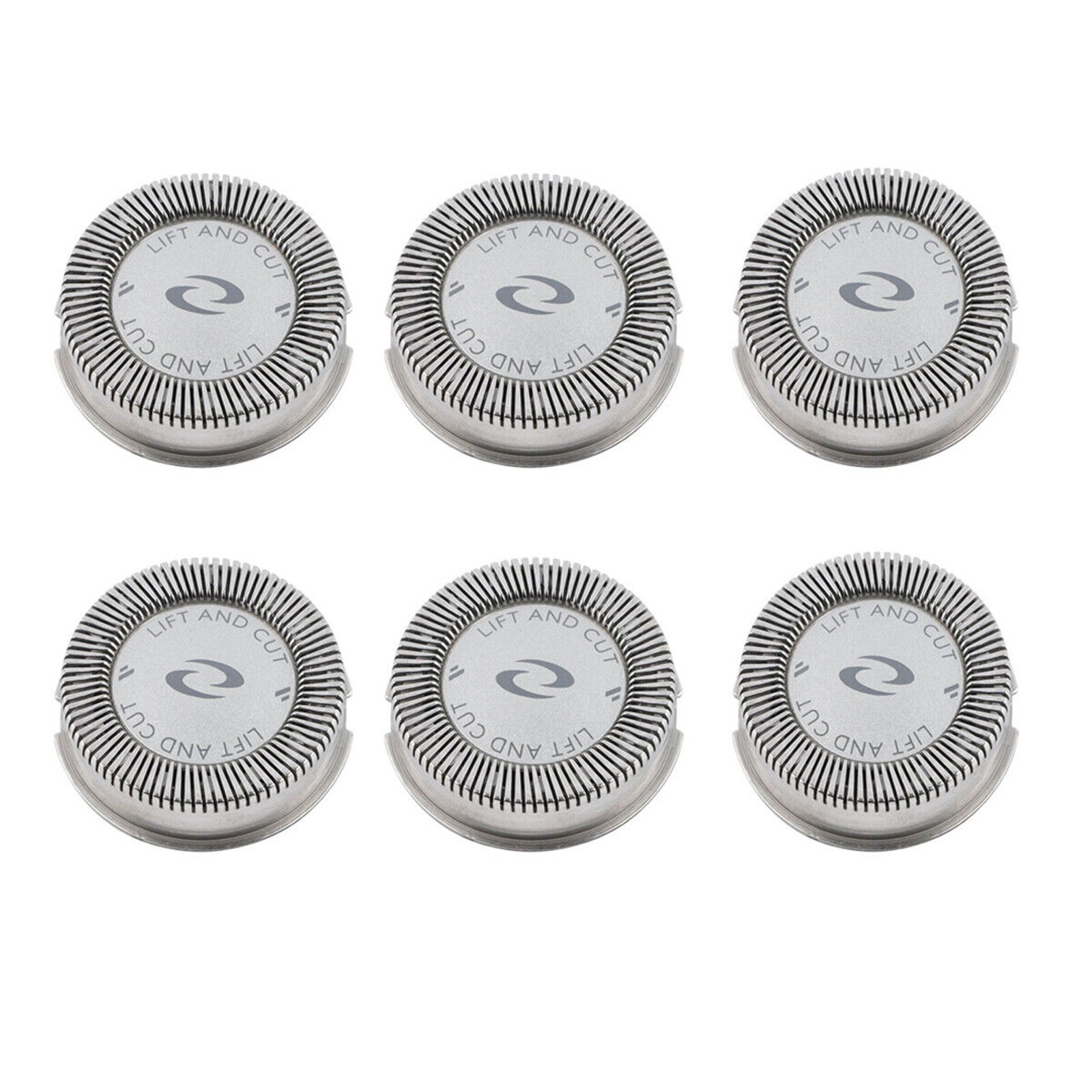 6pcs Replacement Shaver Heads Cutter for Philips Norelco HQ56 HQ55 HQ4 HQ3 Razor