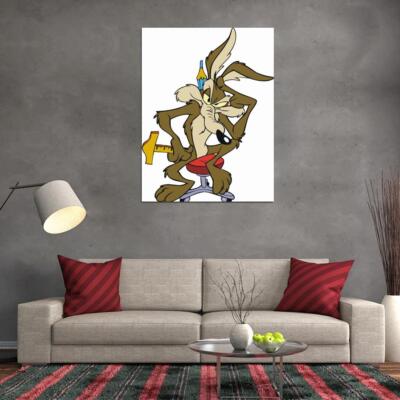 V3404 Wile E. Coyote The Road Runner Looney Tunes Funny Decor WALL