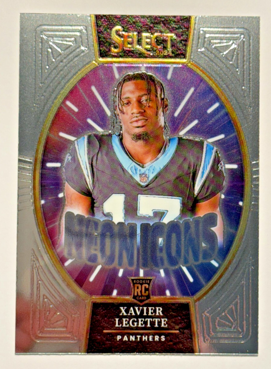 2024 Panini Select Football #7 XAVIER LEGETTE RC Neon Icons