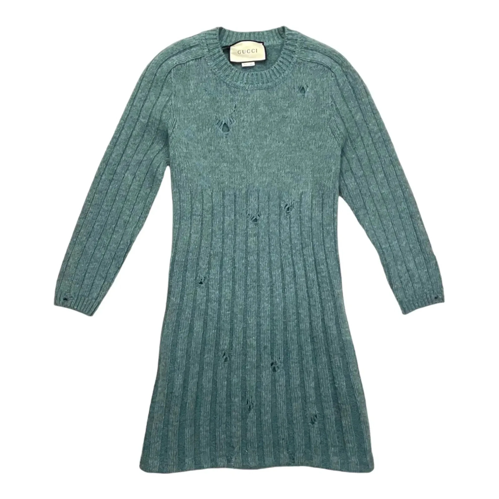 Robe laine détressée GUCCI