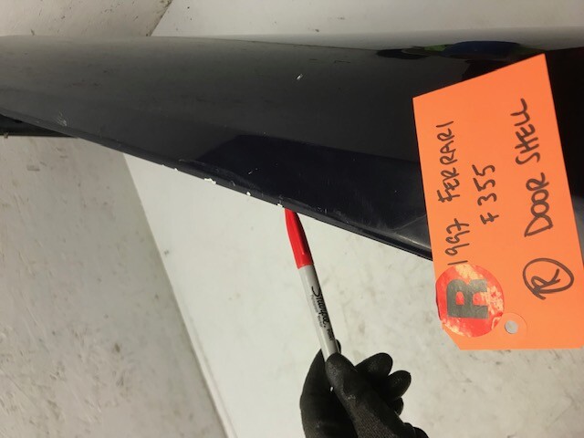 95 96 97 98 99 FERRARI 355 RIGHT PASSENGER DOOR SHELL SKIN  64672500