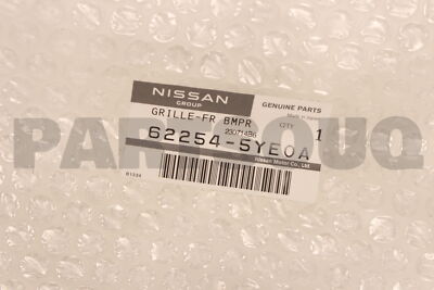 622545YE0A Genuine Nissan GRILLE-FR BMPR 62254-5YE0A | eBay