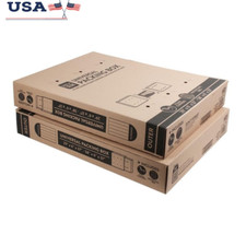 Universal Moving Packing Box W/ Cushioning TVs Artwork Protection 2 Count New