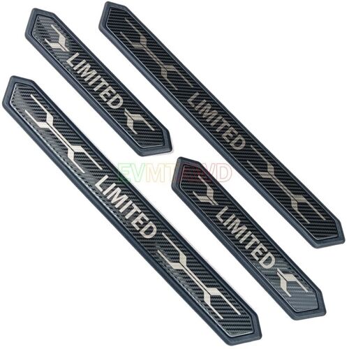 For Toyota Highlander 2024 Carbon Car Door Sill Kick Plate Protector Cover Trim - Bild 3 von 8