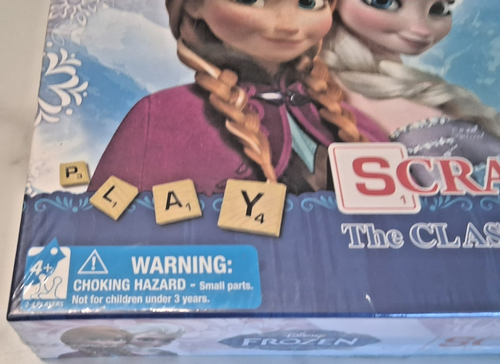 Disney FROZEN Scrabble CrossWord Board Game Double Sided Board - Brand New - Picture 6 of 15