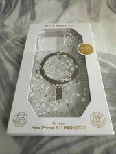 Rifle Paper Co. iPhone 15 Pro MagSafe Compatible Case, Petite Fleurs New