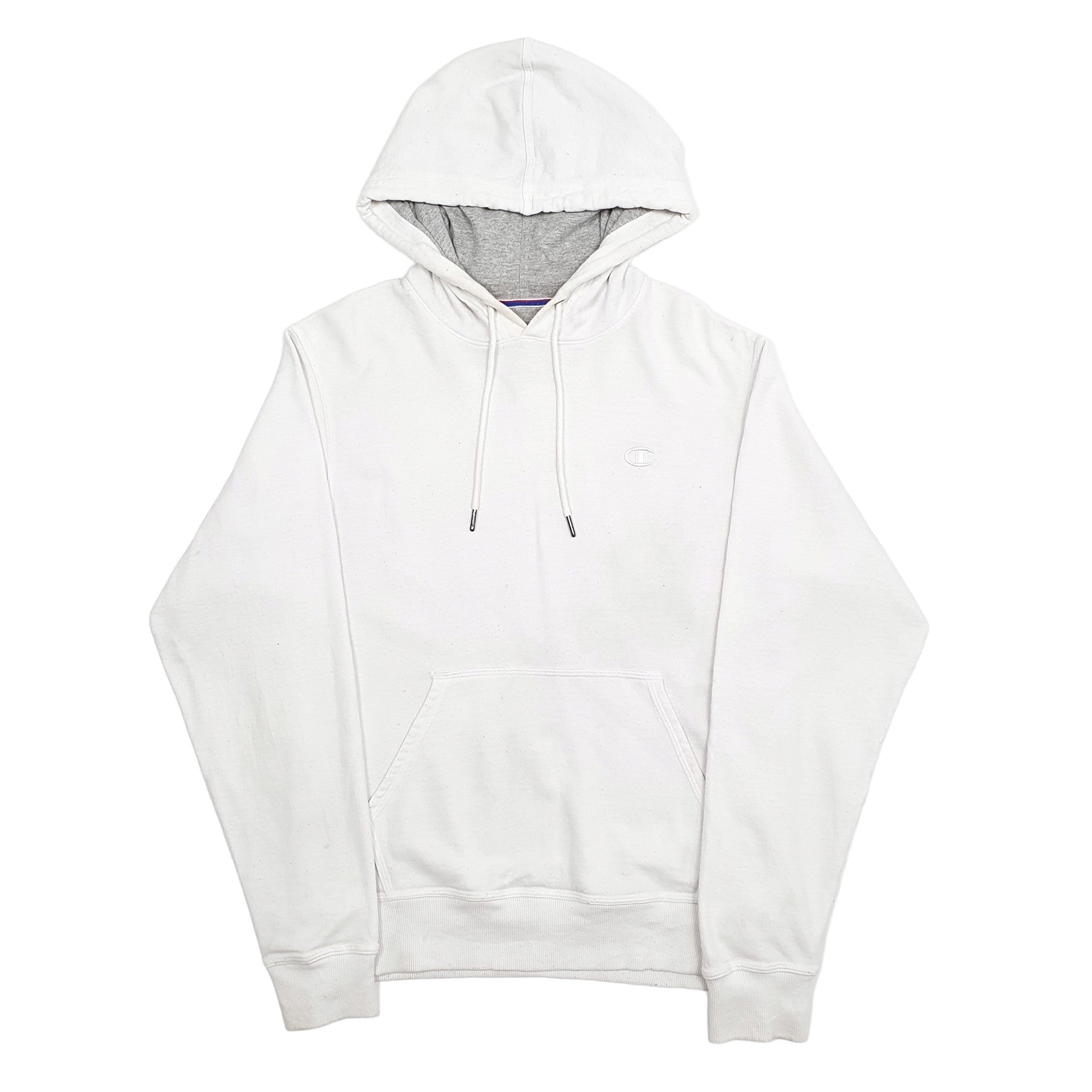 CHAMPION Hoodie Cotton Jumper Sweatshirt Mens S image 8