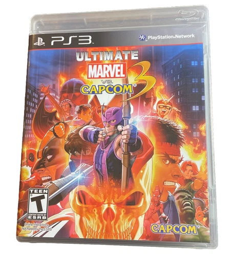 Ultimate Marvel vs. Capcom 3 (Sony PlayStation 3, PS3, 2011) CIB with Manual