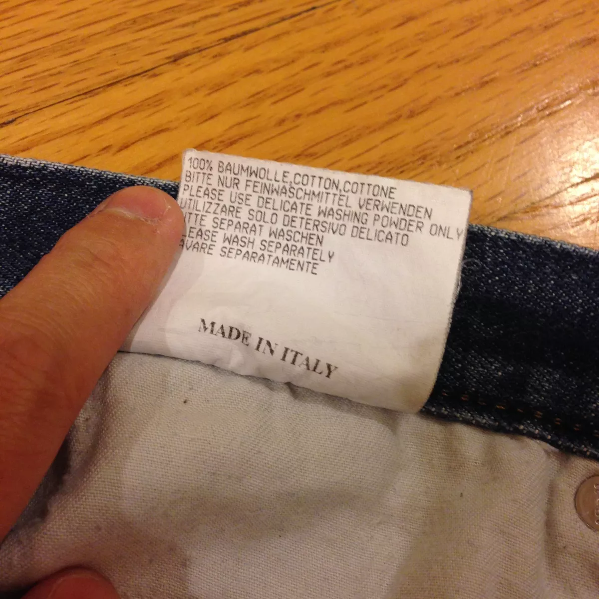 Authentic W< Walter Van Beirendonck Lightening Denim Jeans Size 31 Very Rare !