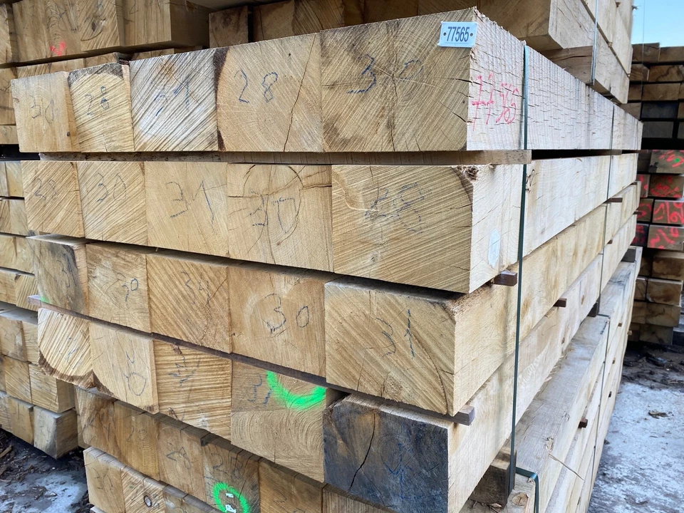 Oak Hardwood Fence Post Timber Bollards Gate Posts Wood Fencing Rail Solid Oak - Image 2 of 4