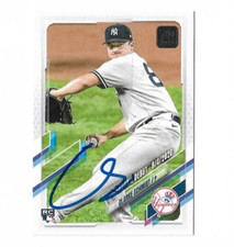 New York Yankees CLARKE SCHMIDT  Signed 2021 Topps Update Card #U52