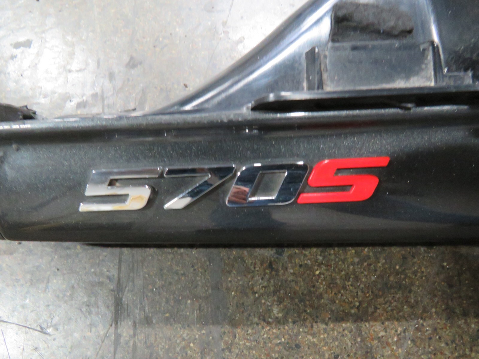 McLaren 570S, LH, Left, Standard Rocker Panel, Dmg, Used, P/N 13A6741CP