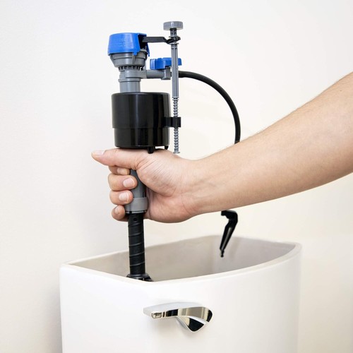 Toilet Fill Valve Plastic Rubber 1-Pack Universal Water Control Auto - Picture 8 of 9