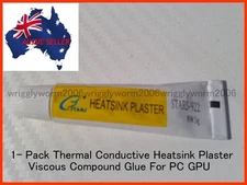 Thermal Conductive Heatsink Plaster Viscose Compound Glue For PC GPU - 1 Pk New