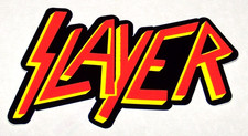 SLAYER - Logo LARGE Die Cut Sticker Decal Official Heavy Metal Music Band