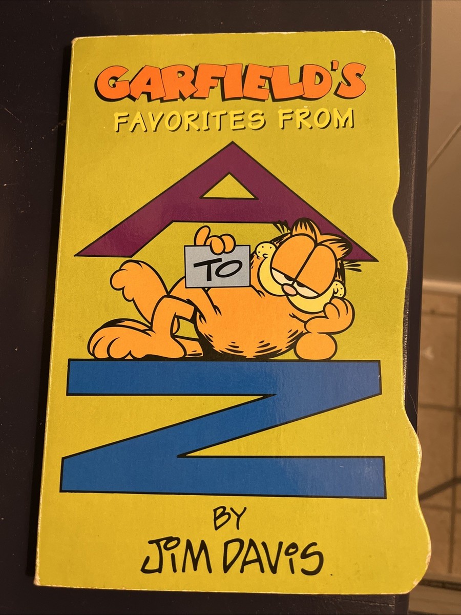 Vintage Garfield Favorites From A-Z Book | eBay